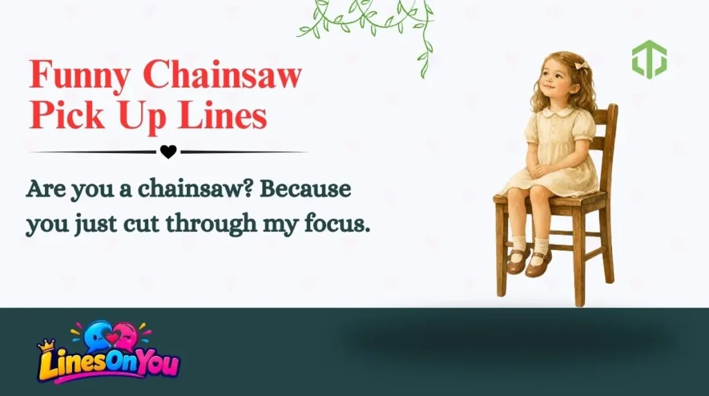 Funny Chainsaw Pick Up Lines