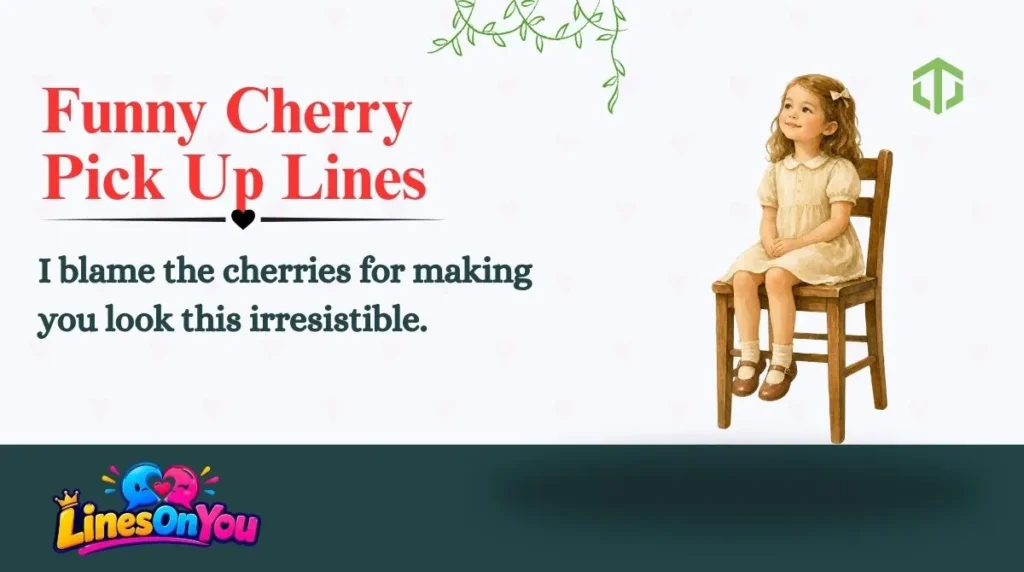 Funny Cherry Pick Up Lines