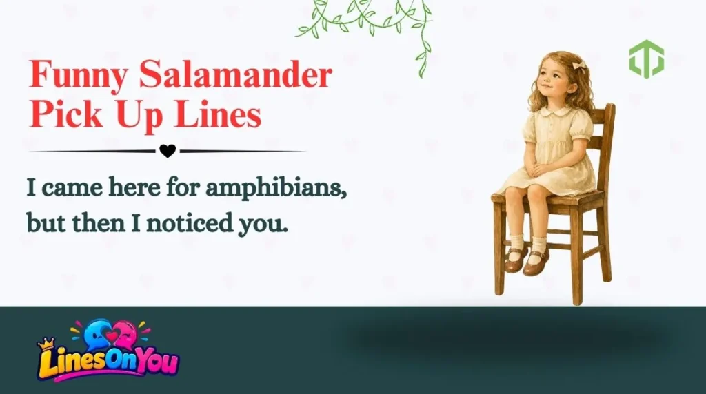 Funny Salamander Pick Up Lines