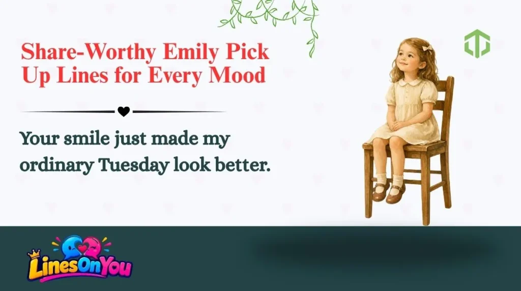 Share-Worthy Emily Pick Up Lines for Every Mood