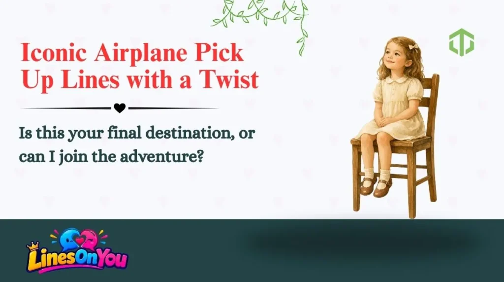Iconic Airplane Pick Up Lines with a Twist