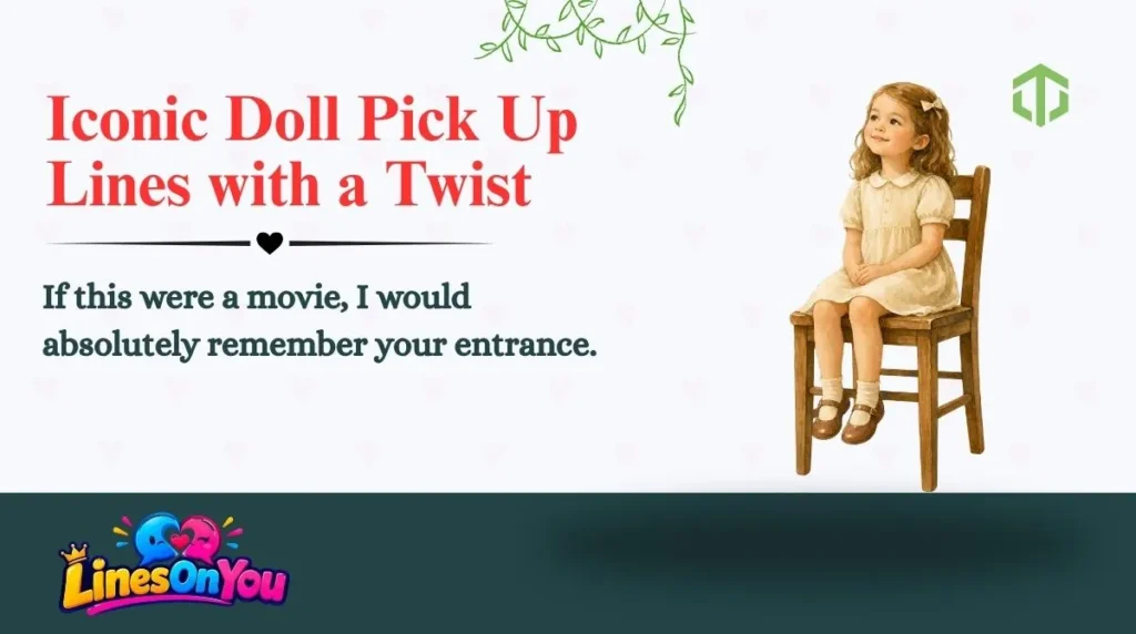 Iconic Doll Pick Up Lines with a Twist
